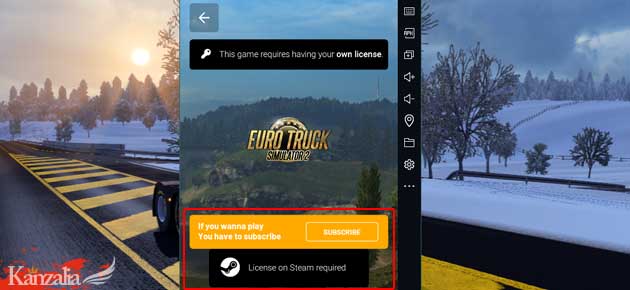 instal ets2 di android