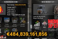 Update Mod Money Ets2 dan XP 100% Work Lengkap dengan Cara Pasang ! 1