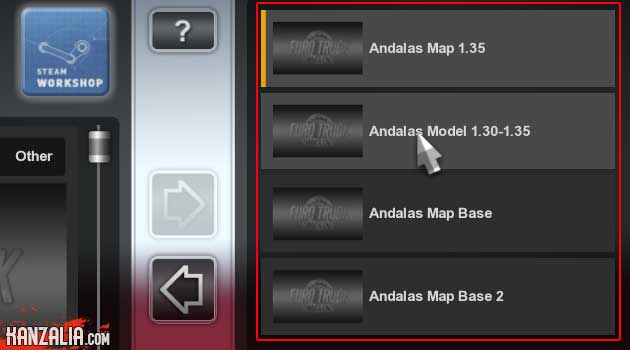 map andalas ets2 136 map andalas ets2 130