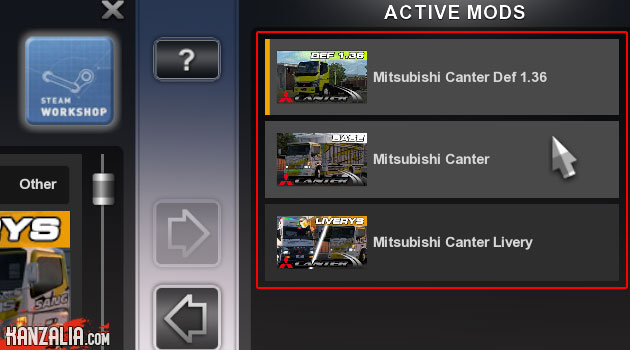 download mod canter fuso ets2