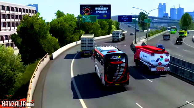 Cara pasang mod traffic ets2 Indonesia